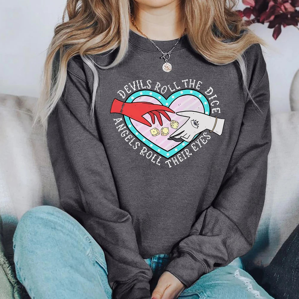 Devils Roll The Dice Pullover
