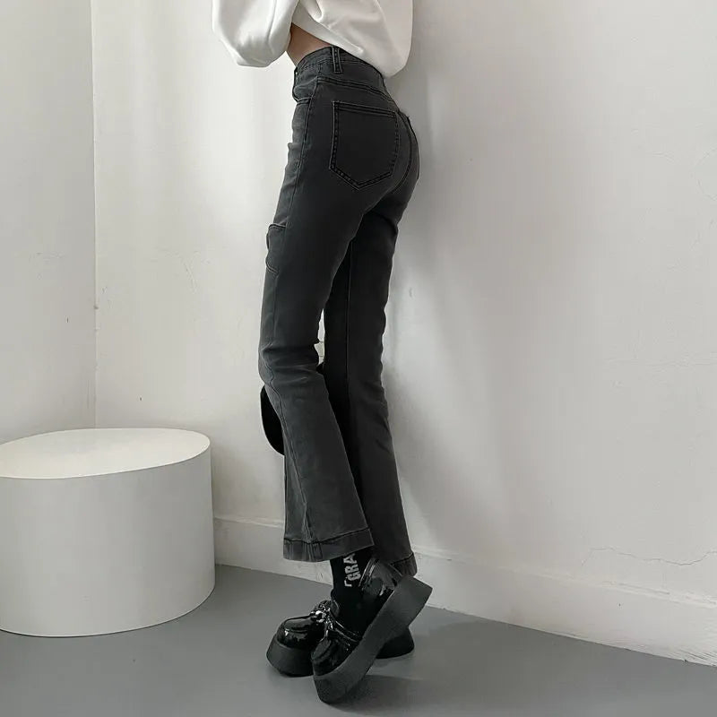 High-Waisted Heart Jeans