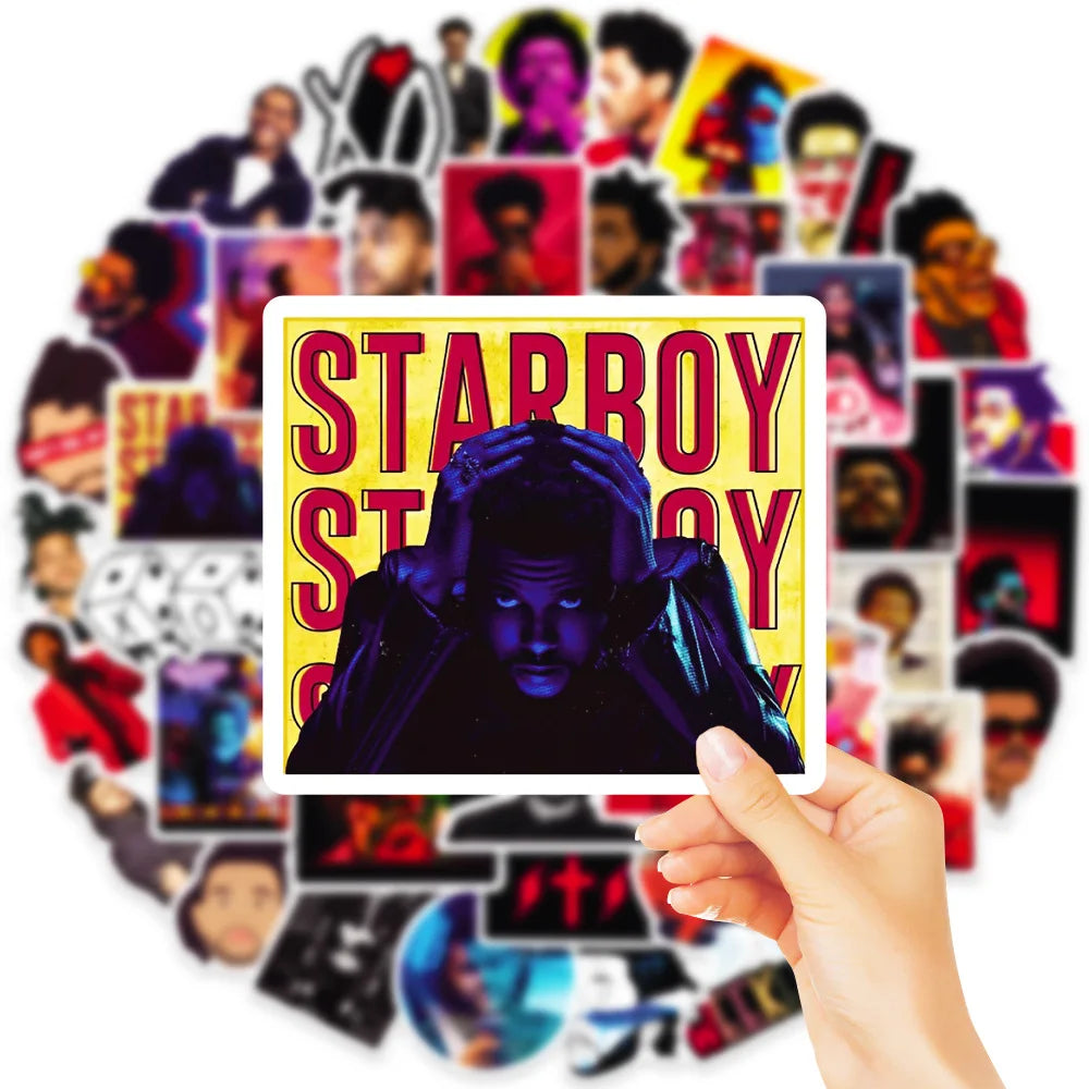 The Weeknd Stickers (50 count)