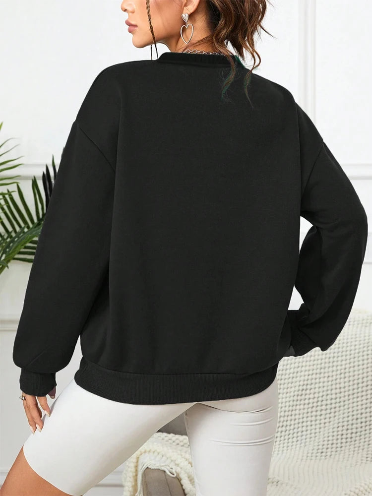 Solid Color Pullover Sweaters