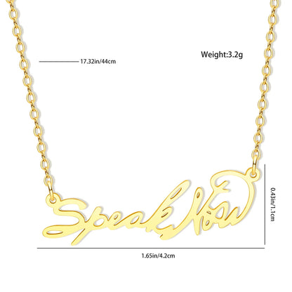 Speak Now Necklace