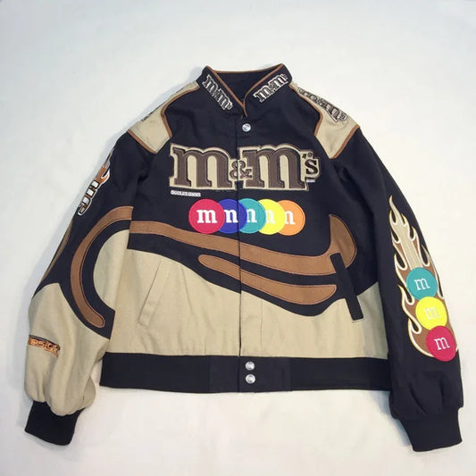 M&Ms Varsity Jacket