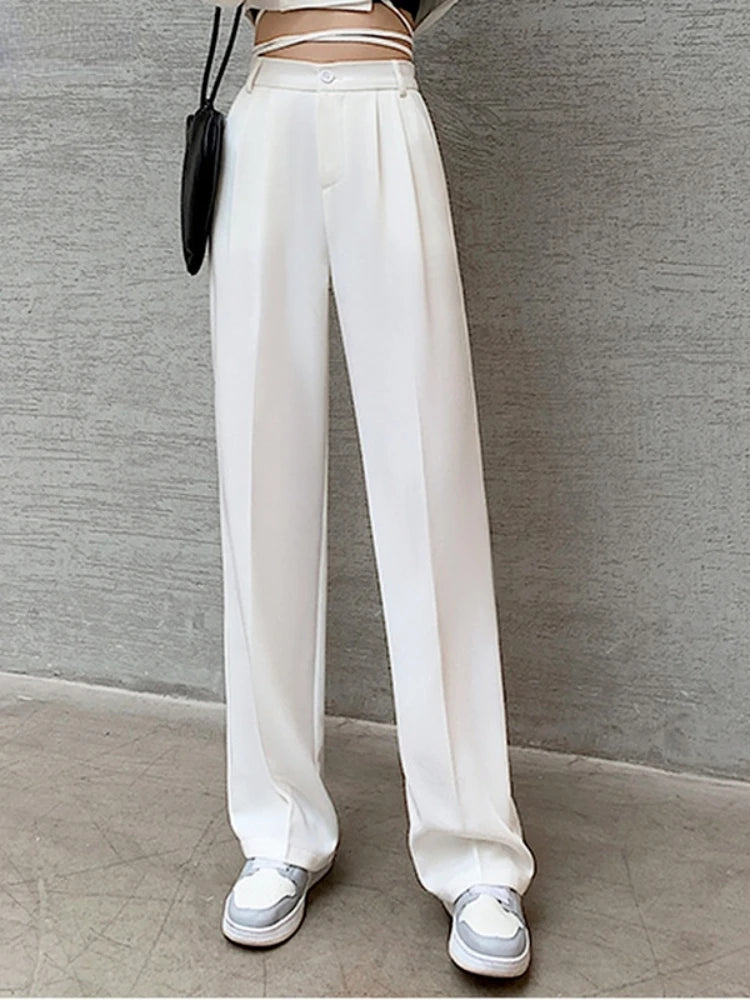 High Waist Wide Leg Pants