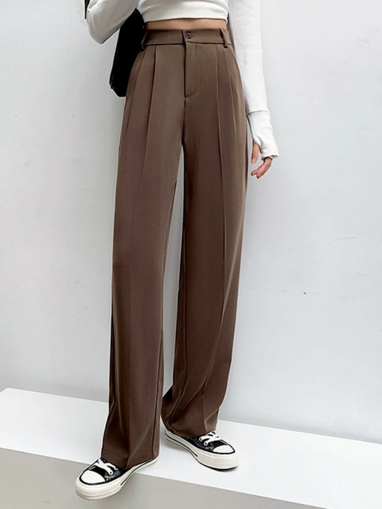 High Waist Wide Leg Pants