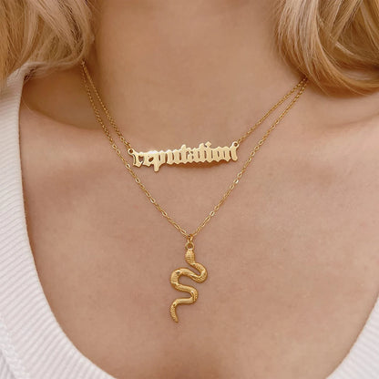 Reputation Snake Necklace