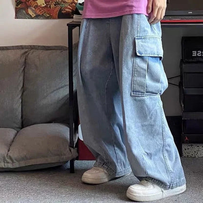 Wide Cargo Jeans