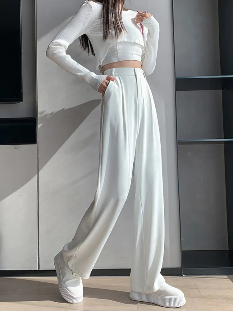 High Waist Wide Leg Pants