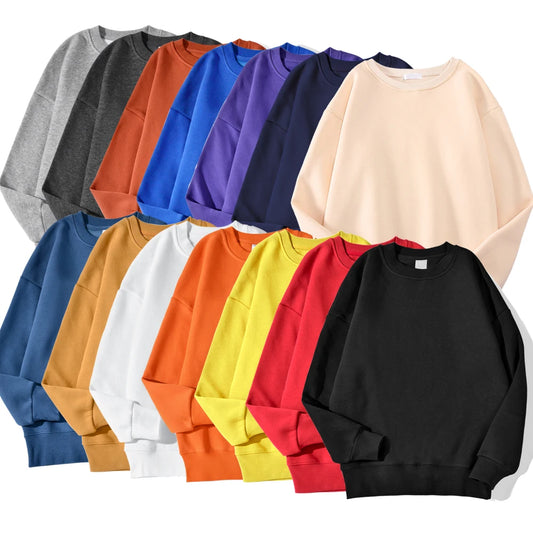Solid Color Pullover Sweaters