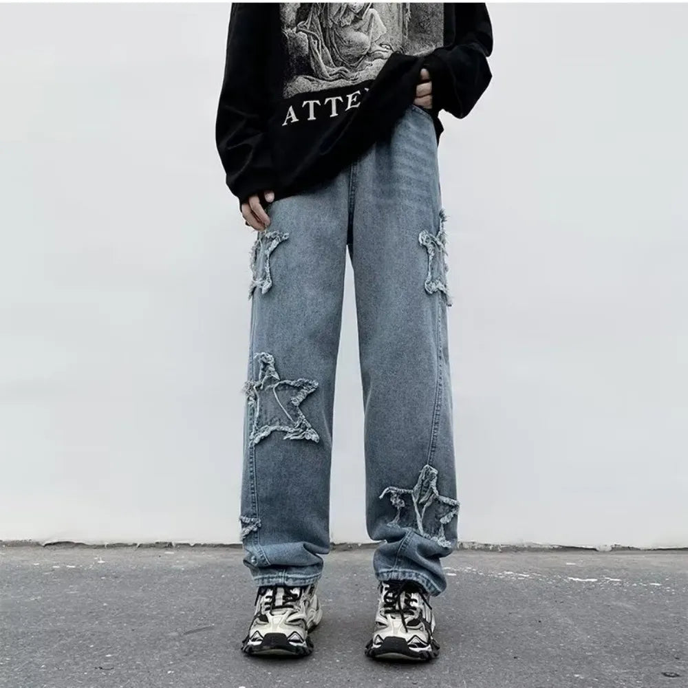 Star Stitched Jeans