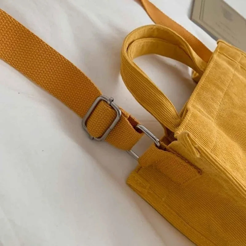 Corduroy Tote Bag