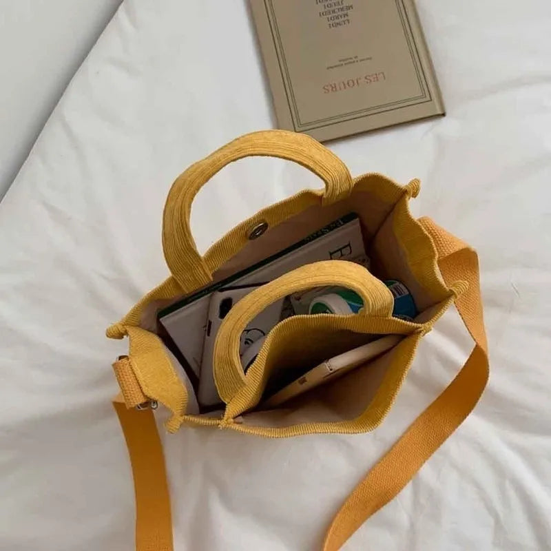 Corduroy Tote Bag