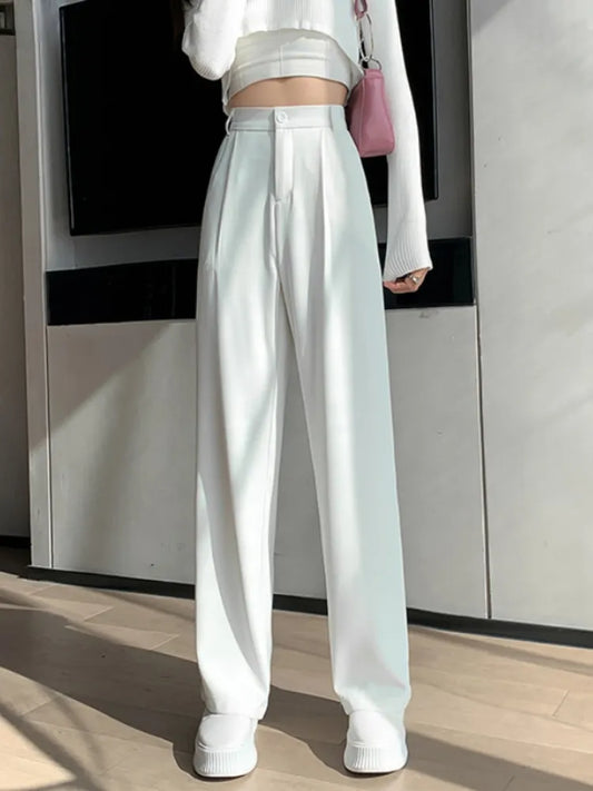 High Waist Wide Leg Pants